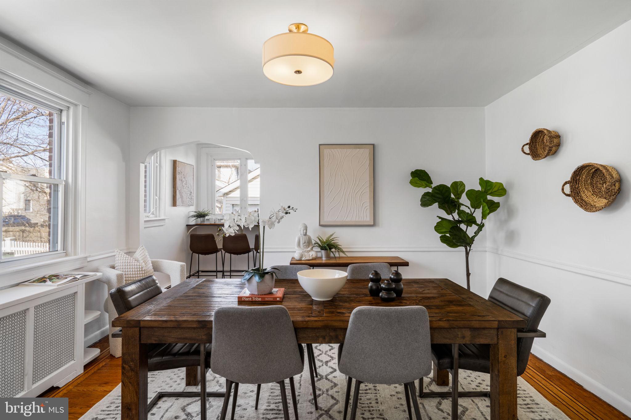 264 Pancoast Avenue Springfield, PA 19064 - Photo 14 of 38 a view of a dining room with furniture and wooden floor