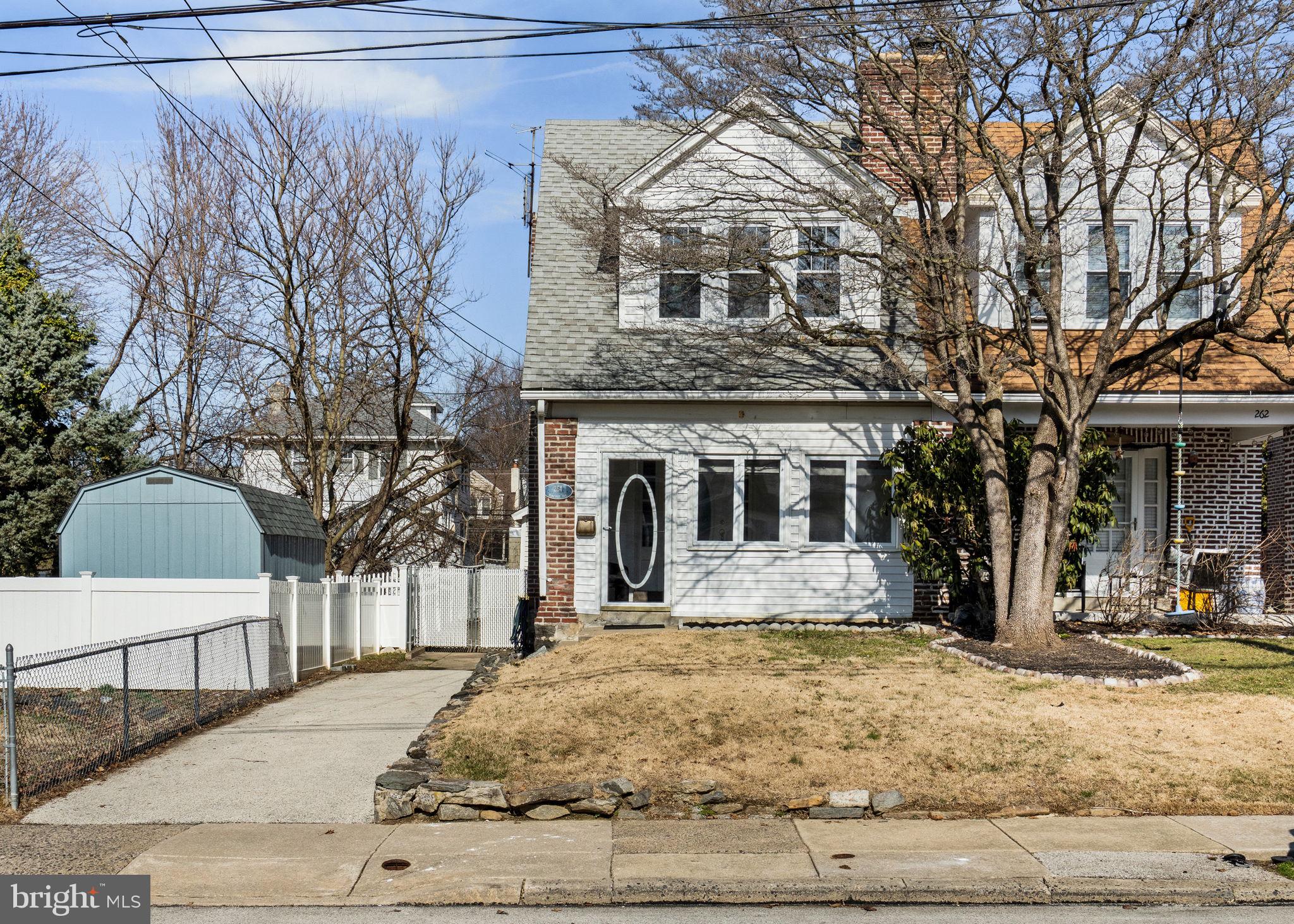 264 Pancoast Avenue Springfield, PA 19064 - Photo 2 of 38 a front view of a house with yard