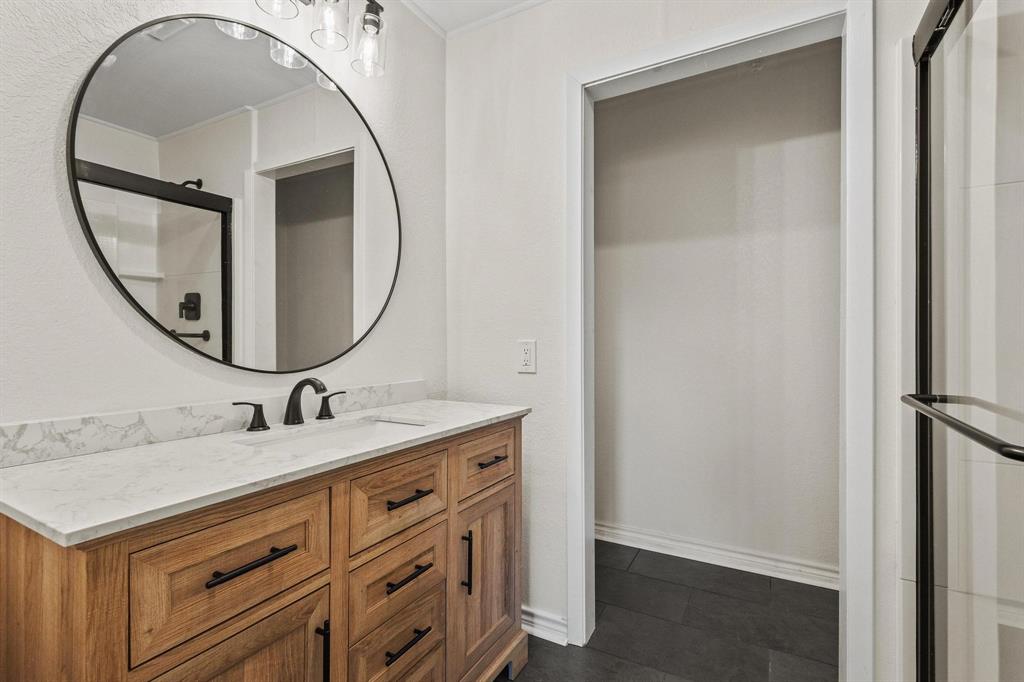 2760 Fm 1897 Bells, TX 75414 - Photo 17 of 34 a bathroom with a sink and a mirror