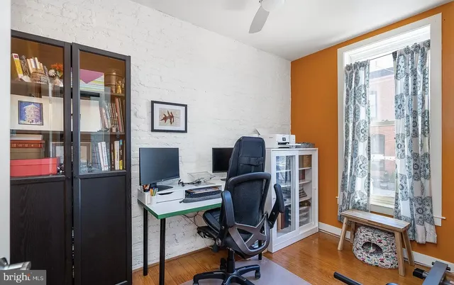 an empty room with window