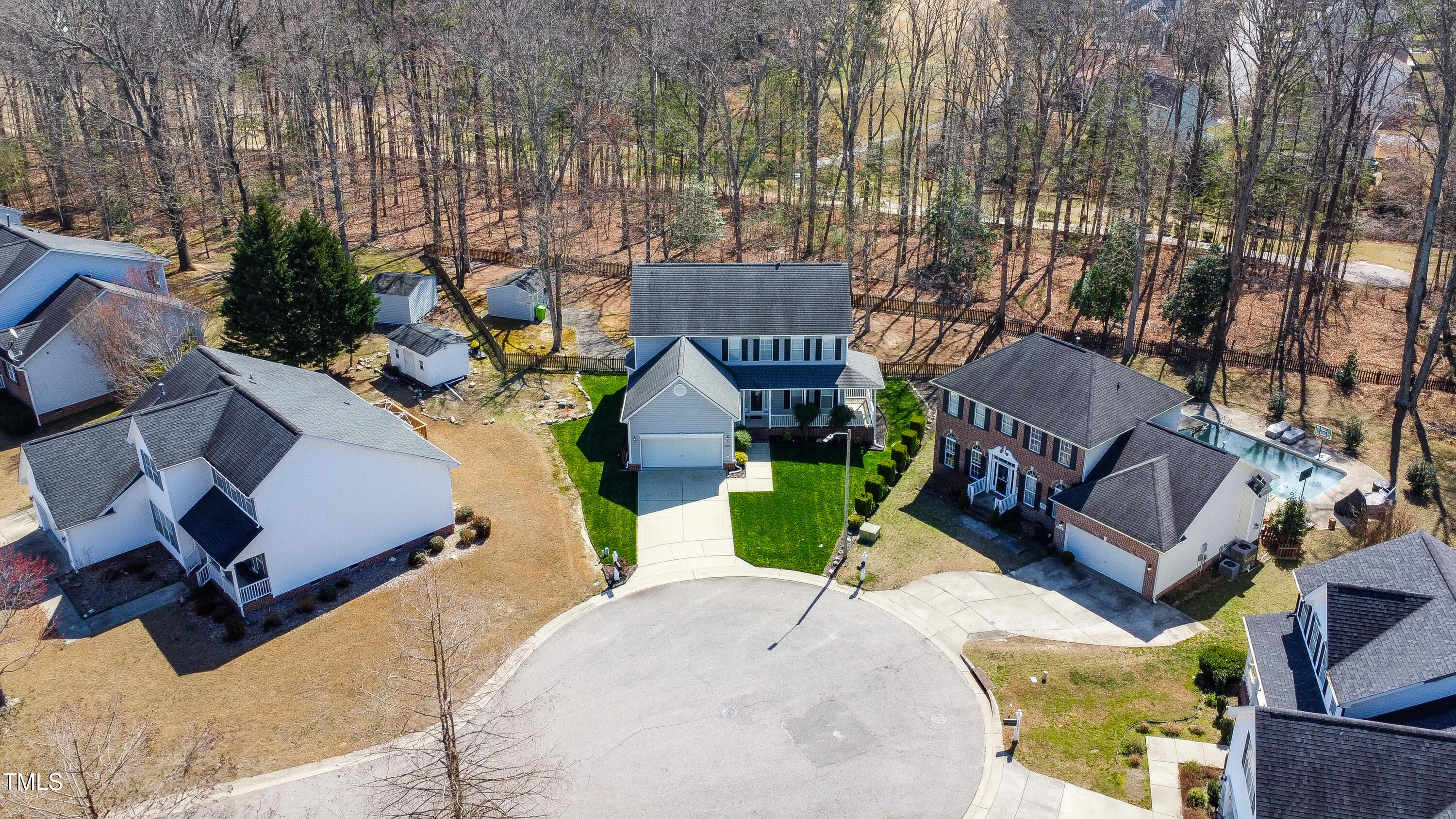 4904 Goosedown Court Raleigh, NC 27604 - Photo 14 of 59 Drone 8