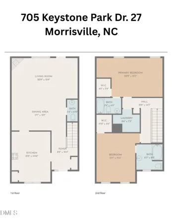 $320,000 | 705 Keystone Park Drive, Unit 27, Morrisville, NC 27560