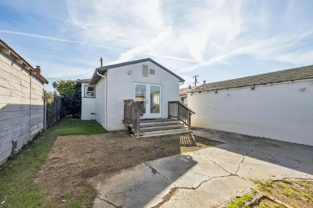 a view of wooden fence