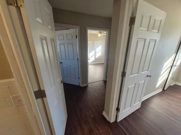 a utility room with a window dryer and washer