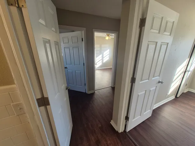 a utility room with a window dryer and washer