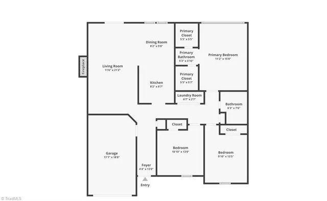 $1,710 | 1805 Greencedar Lane, Winston-Salem, NC 27127