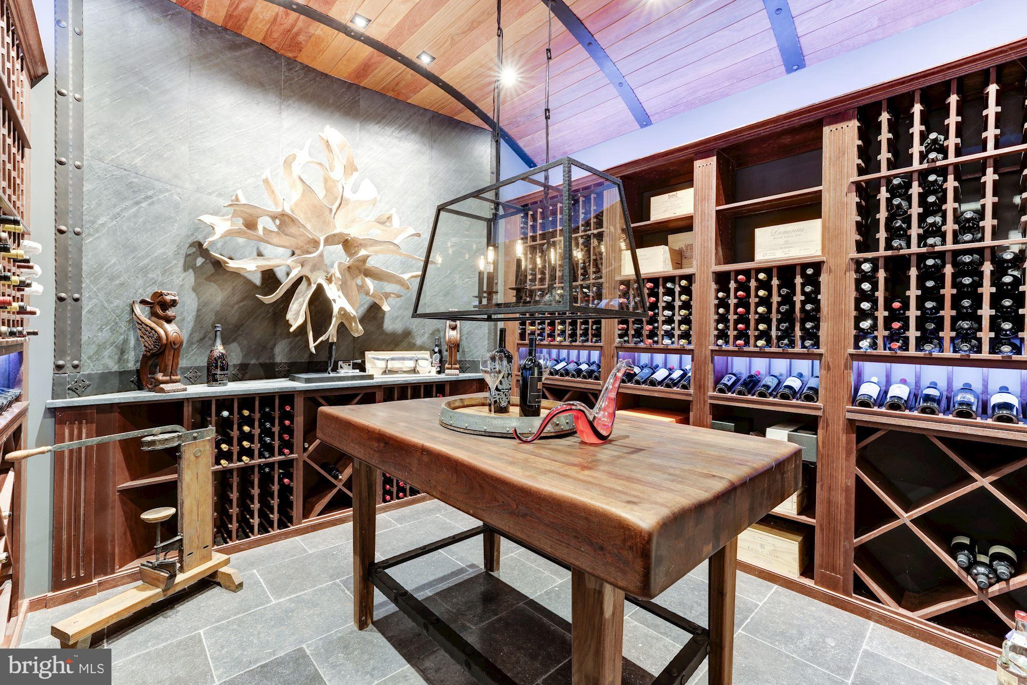 1000 Turkey Run Road McLean, VA 22101 - Photo 29 of 46 Stunning Bespoke Wine Cellar