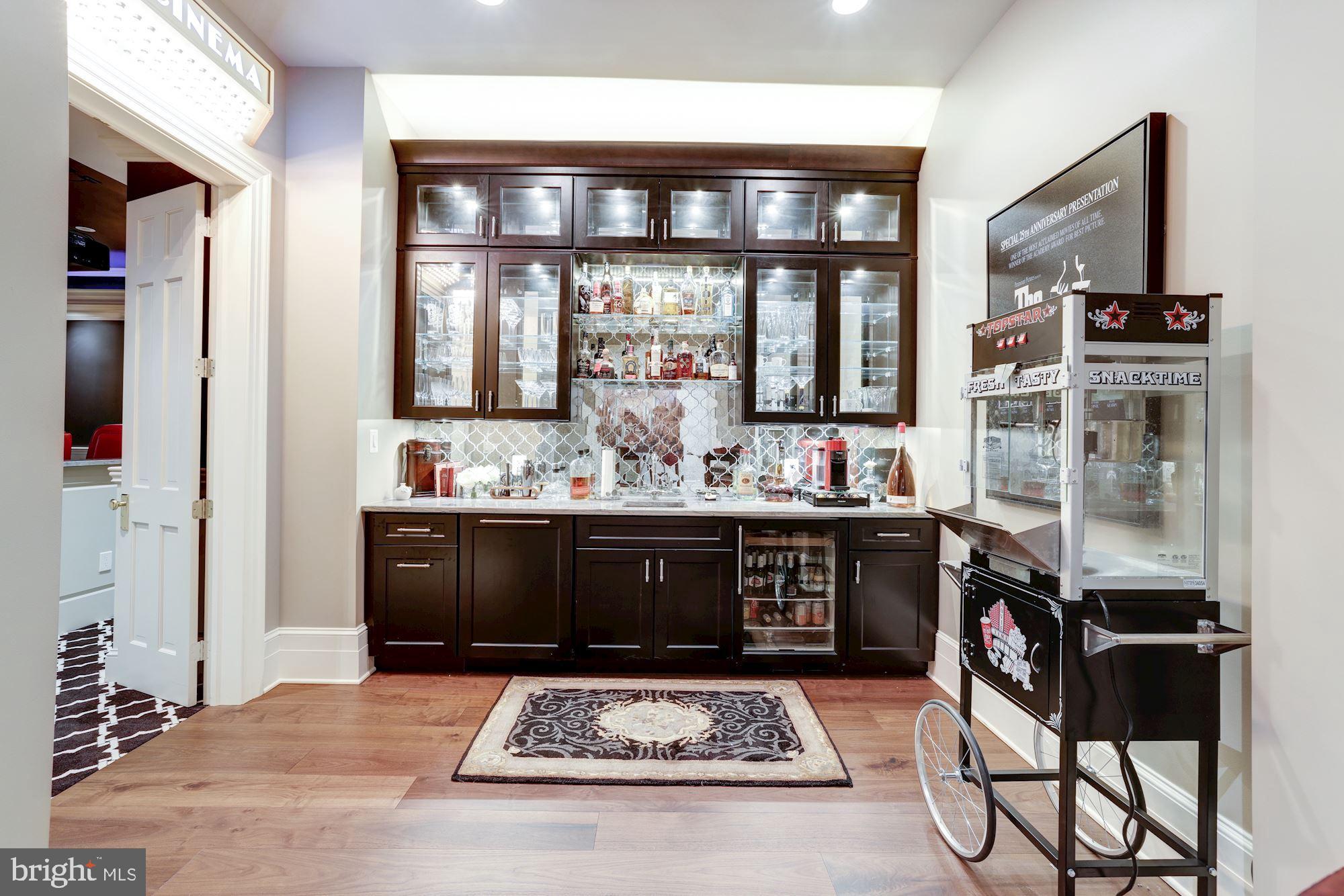 1000 Turkey Run Road McLean, VA 22101 - Photo 30 of 46 Lower Wet Bar adjacent to Cinema
