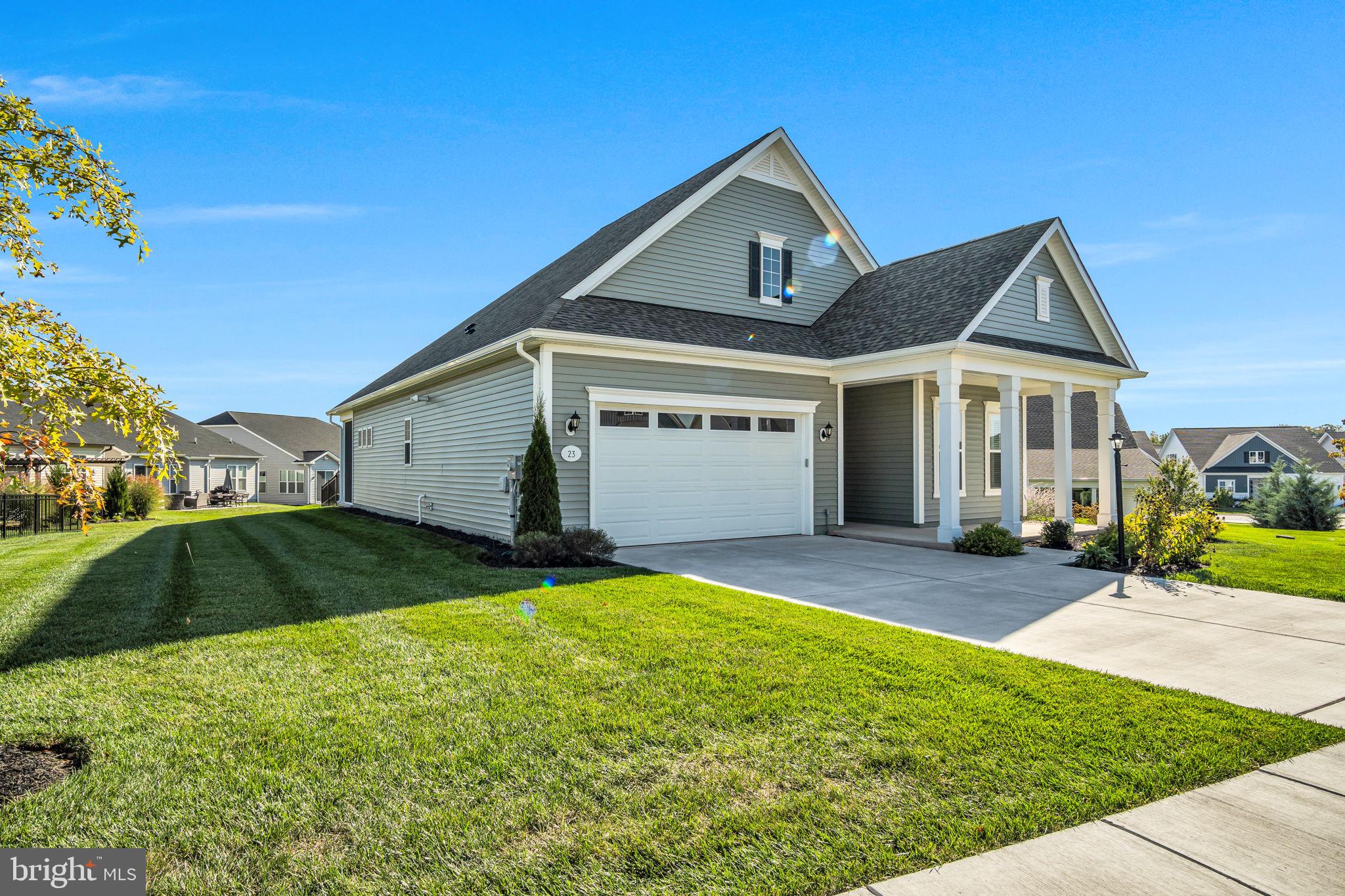 23 Highland View Lane Gettysburg, PA 17325 - Photo 48 of 87 a front view of a house with a yard and garage