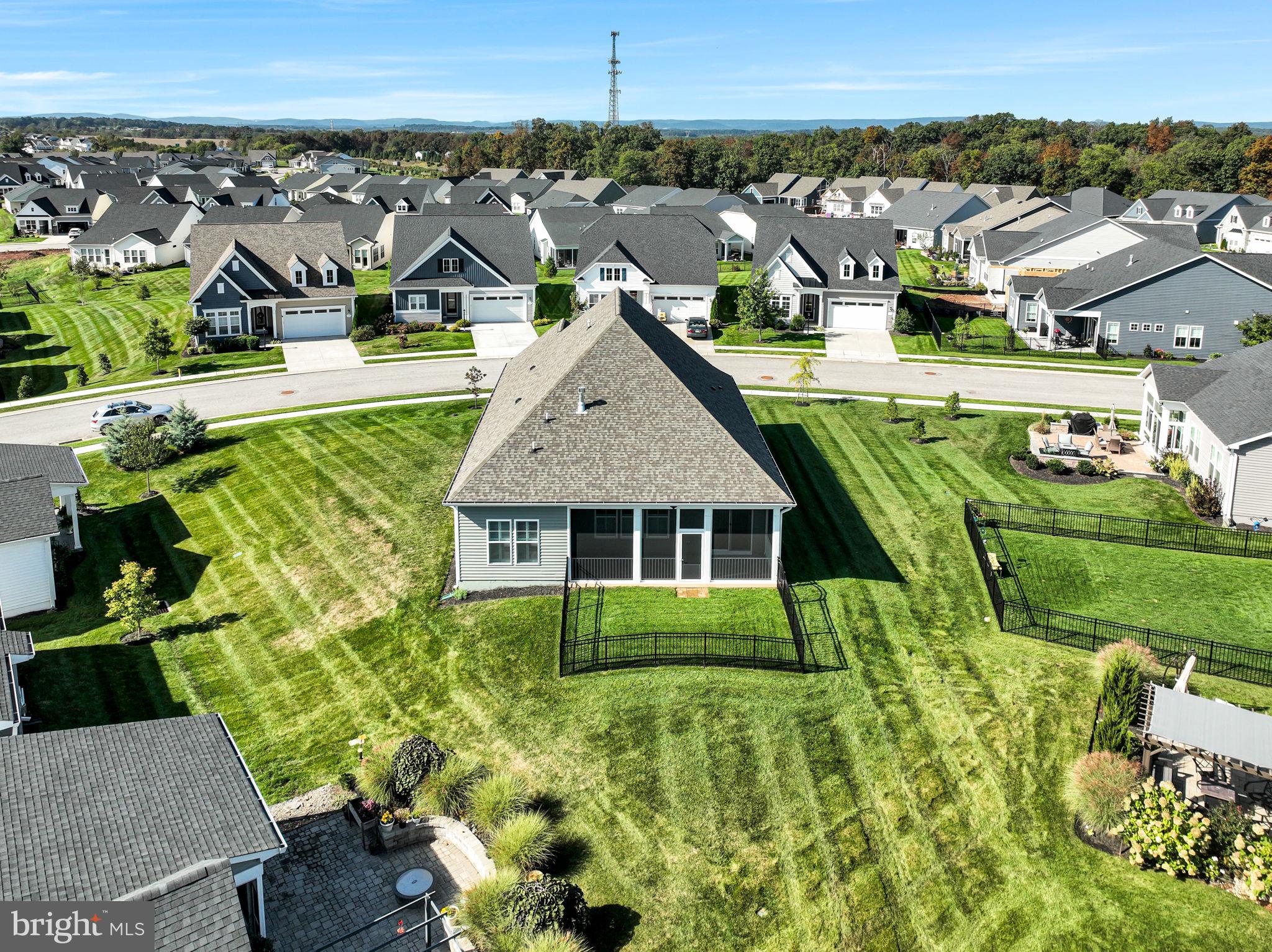 23 Highland View Lane Gettysburg, PA 17325 - Photo 56 of 87 an aerial view of multiple houses with a yard