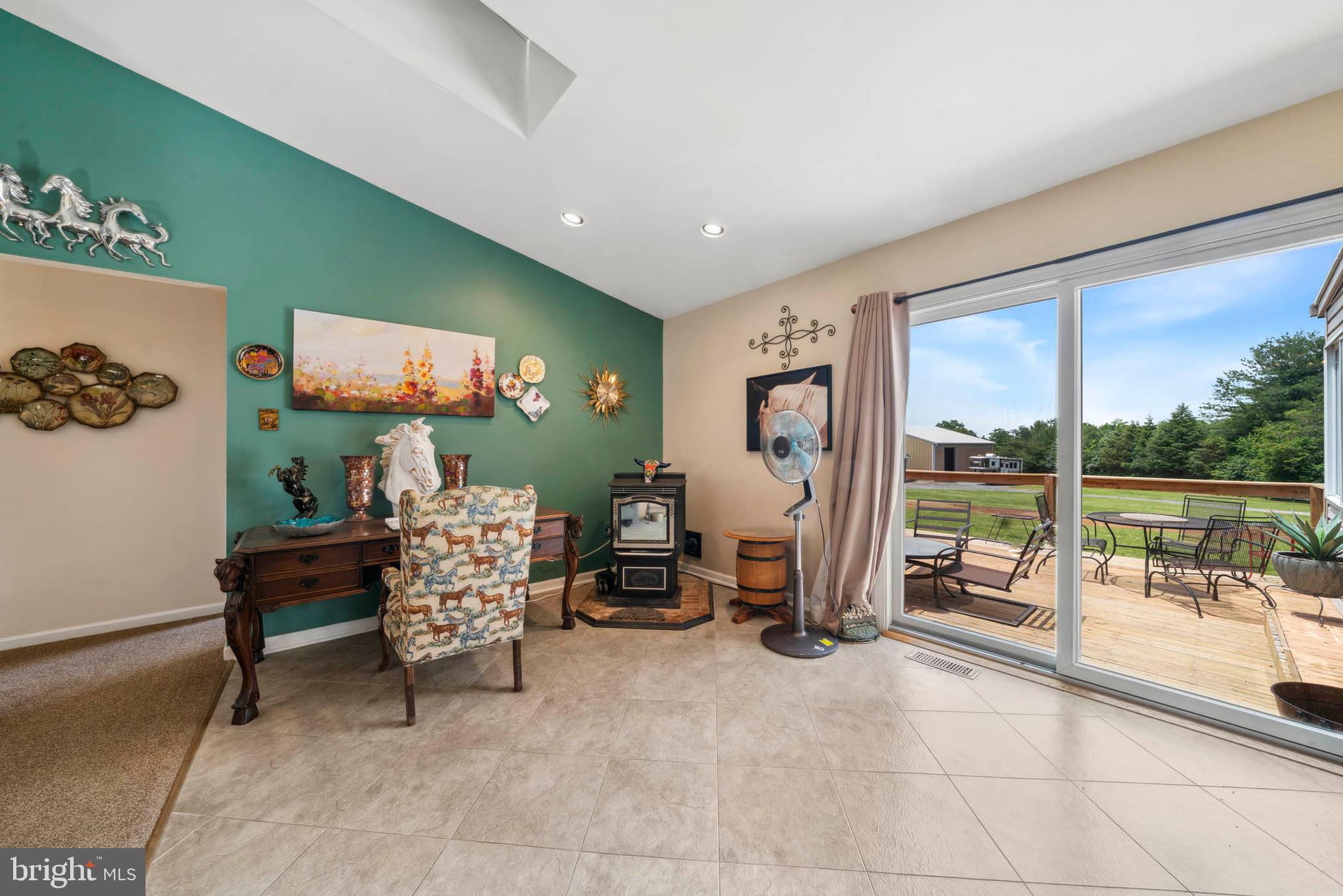 1392 Wakefield Valley Road New Windsor, MD 21776 - Photo 65 of 144 Luxury vinyl tile, skylights, pellet stove