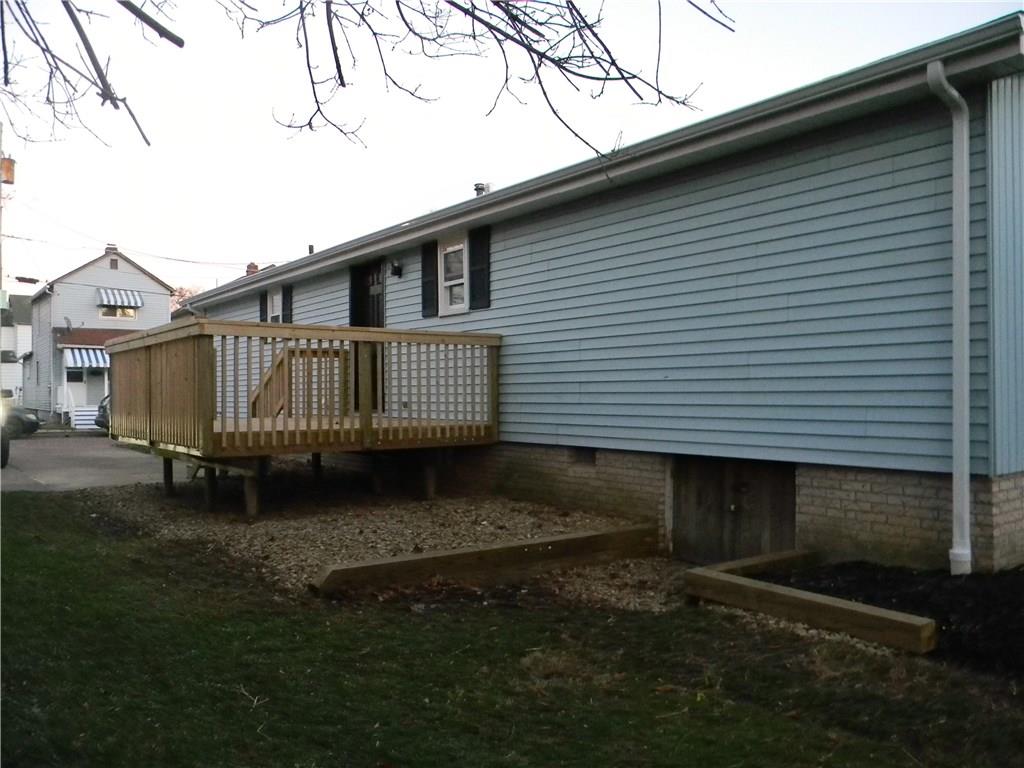 600 State Street Butler, PA 16001 - Photo 3 of 19 Back of home with new deck