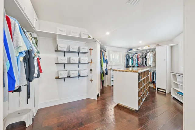 a view of a city and ocean view