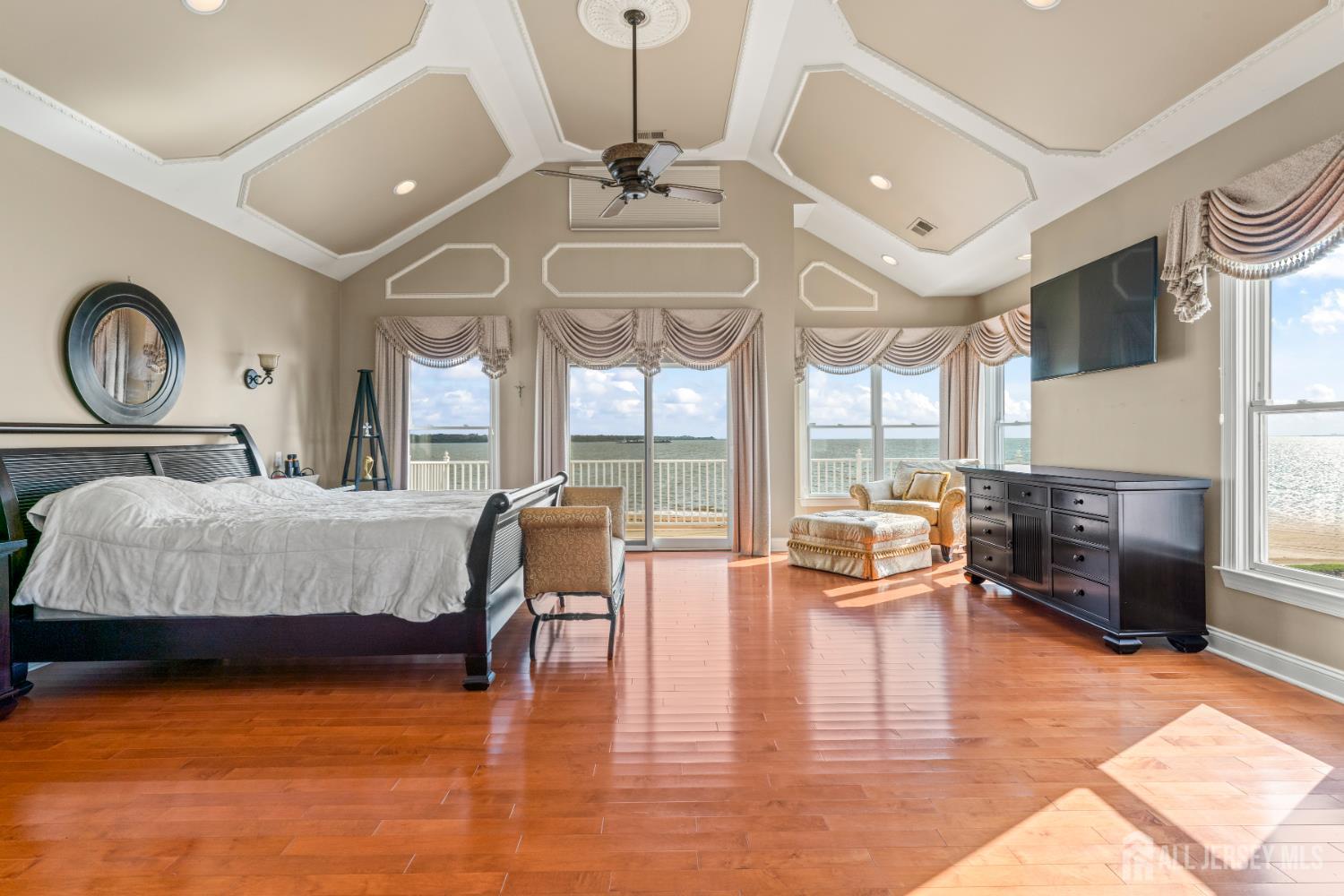 76 Raritan Reach Road South Amboy, NJ 08879 - Photo 45 of 69 a bedroom with a bed furniture and a large window