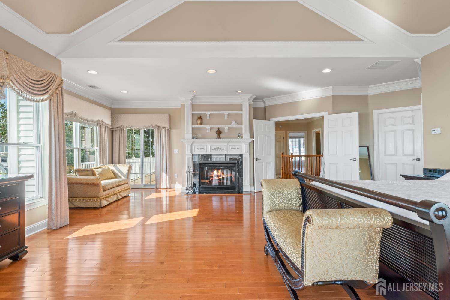 76 Raritan Reach Road South Amboy, NJ 08879 - Photo 46 of 69 a living room with furniture and a fireplace