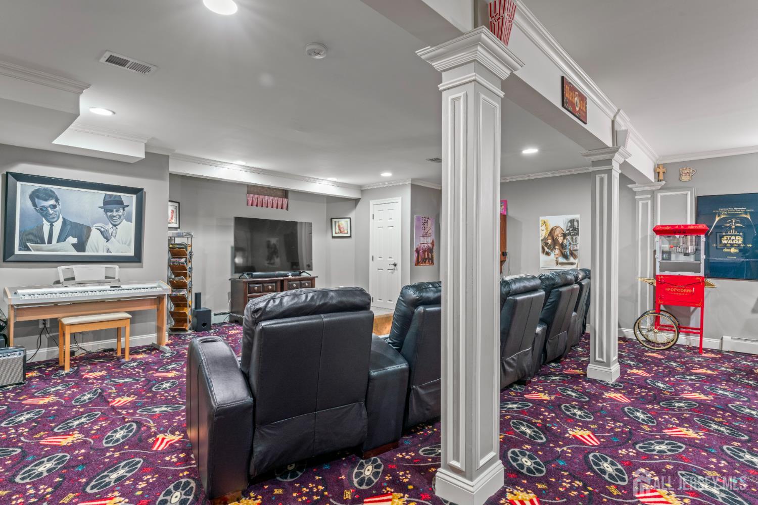76 Raritan Reach Road South Amboy, NJ 08879 - Photo 61 of 69 a living room with furniture and a flat screen tv