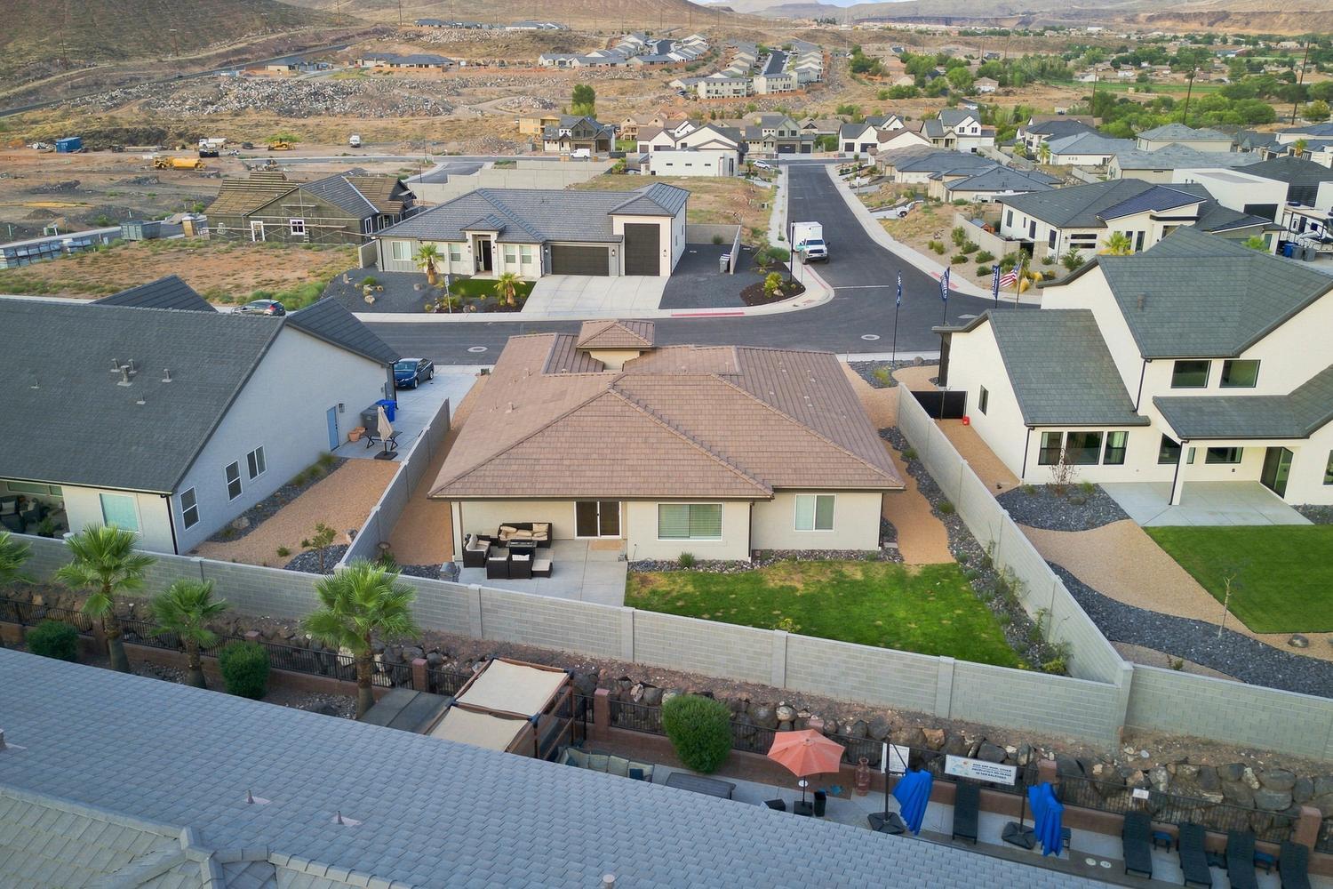 357 Firerock Way Hurricane, UT 84737 - Photo 18 of 19 018-012-Aerial Backyard View-1500x1000