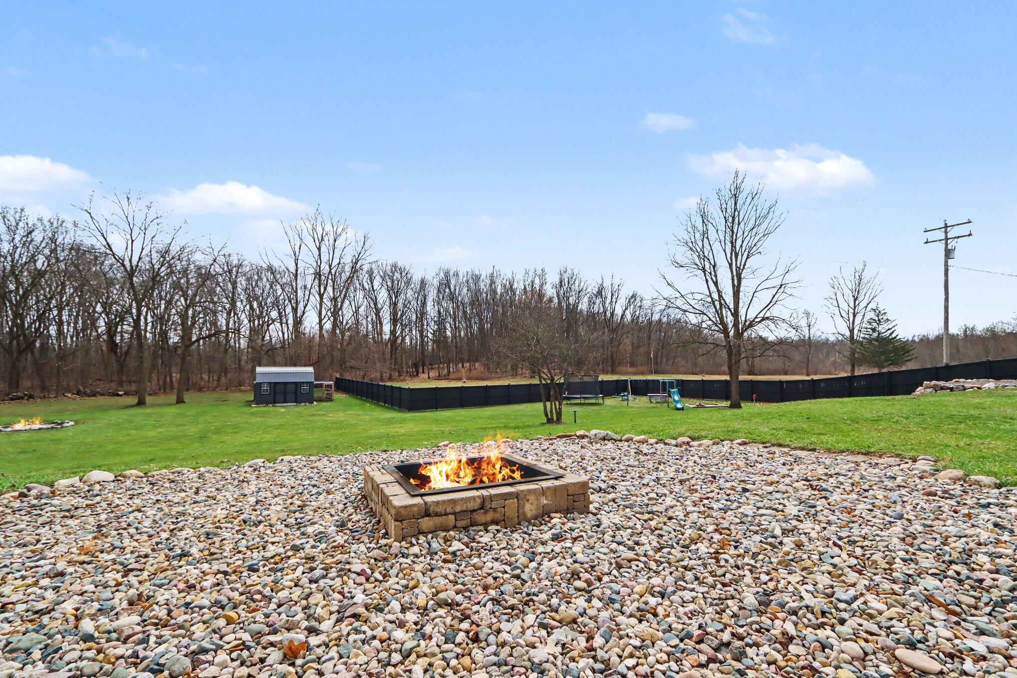 22381 North Angling Road Centreville, MI 49032 - Photo 39 of 45 Firepit