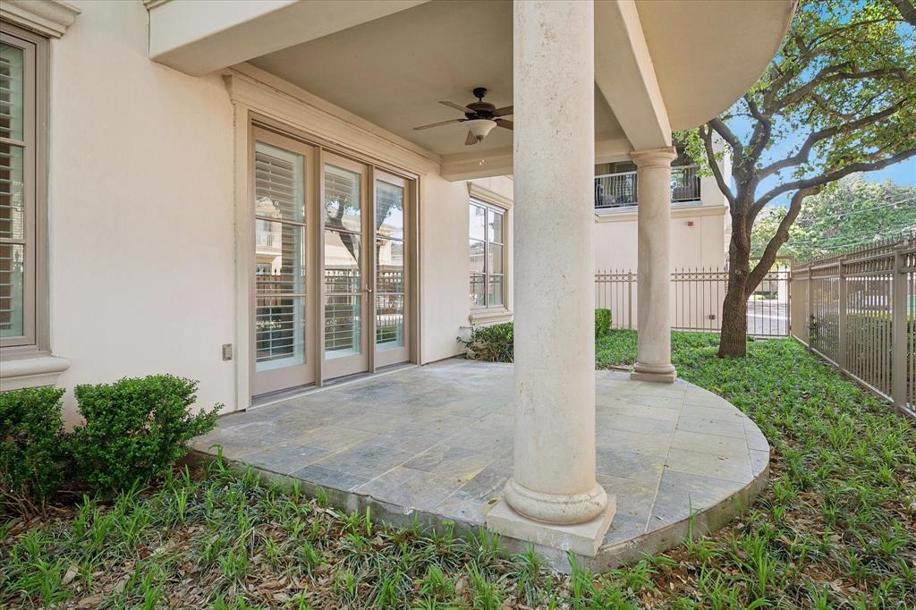8511 Edgemere Road, Unit 102 Dallas, TX 75225 - Photo 17 of 17 a view of a house with a porch