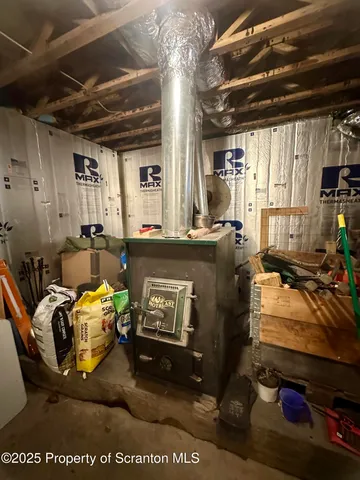 a view of storage and utility room