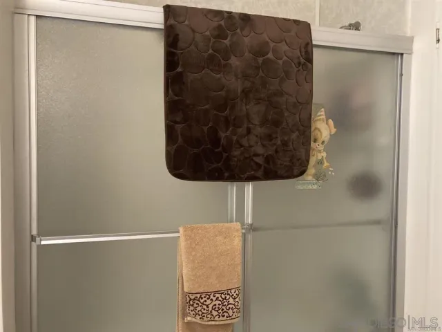 a close view of door