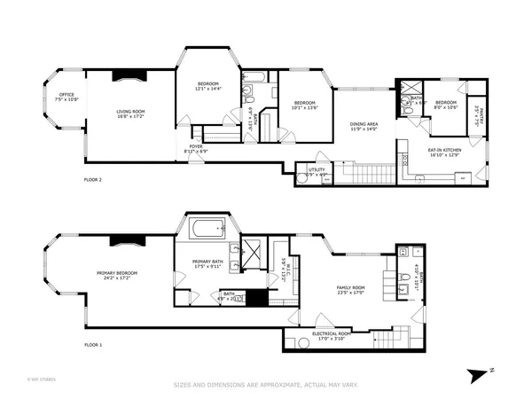 a picture of a floor plan