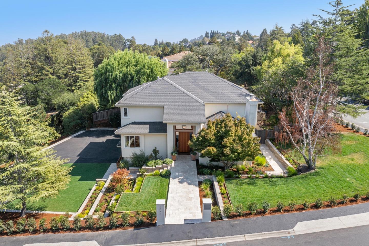 1095 Macadamia Drive Hillsborough, CA 94010 - Photo 1 of 1 an aerial view of a house