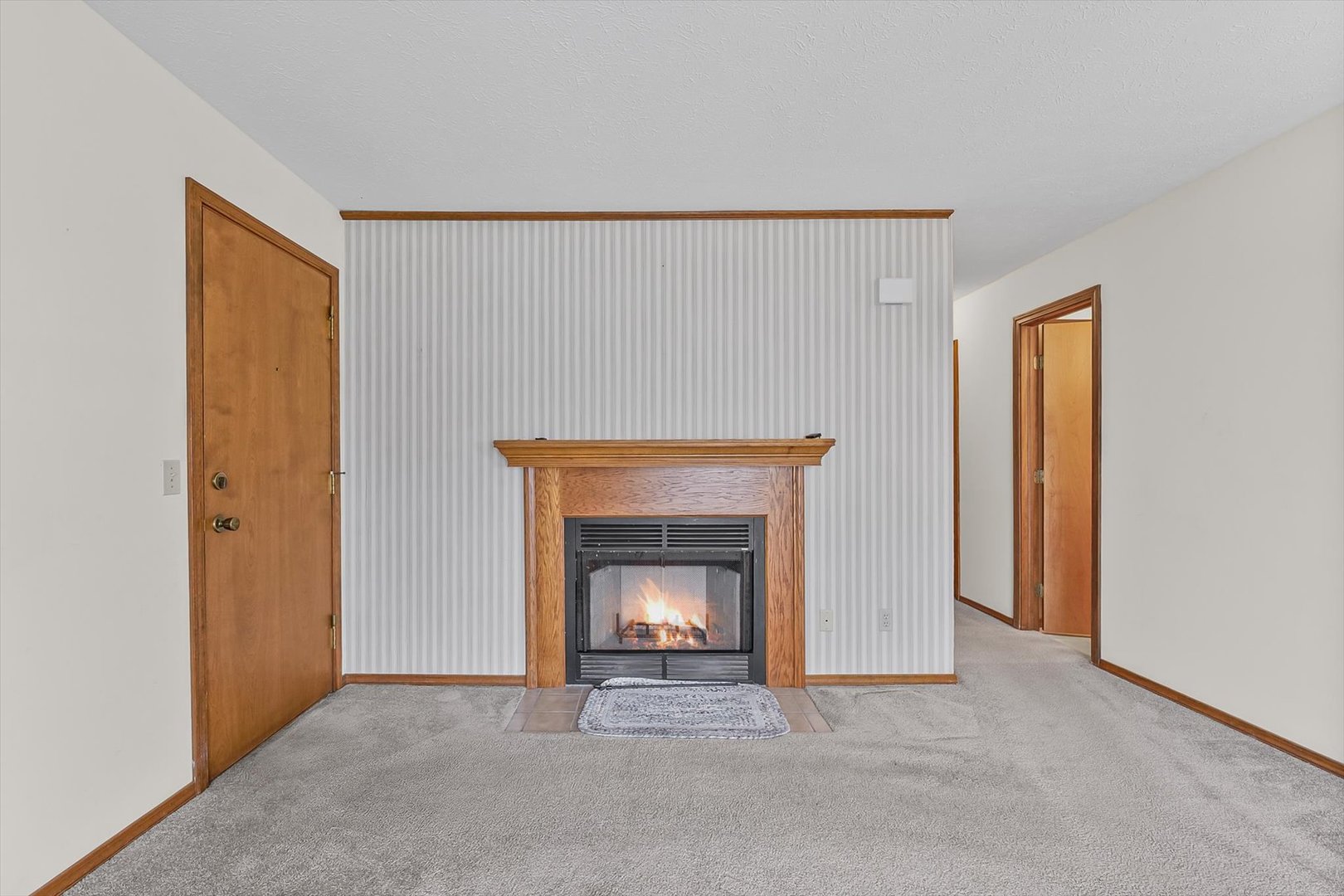 2016 Tracy Drive, Unit 3 Saybrook, IL 61770 - Photo 11 of 29 a view of an empty room with a fireplace