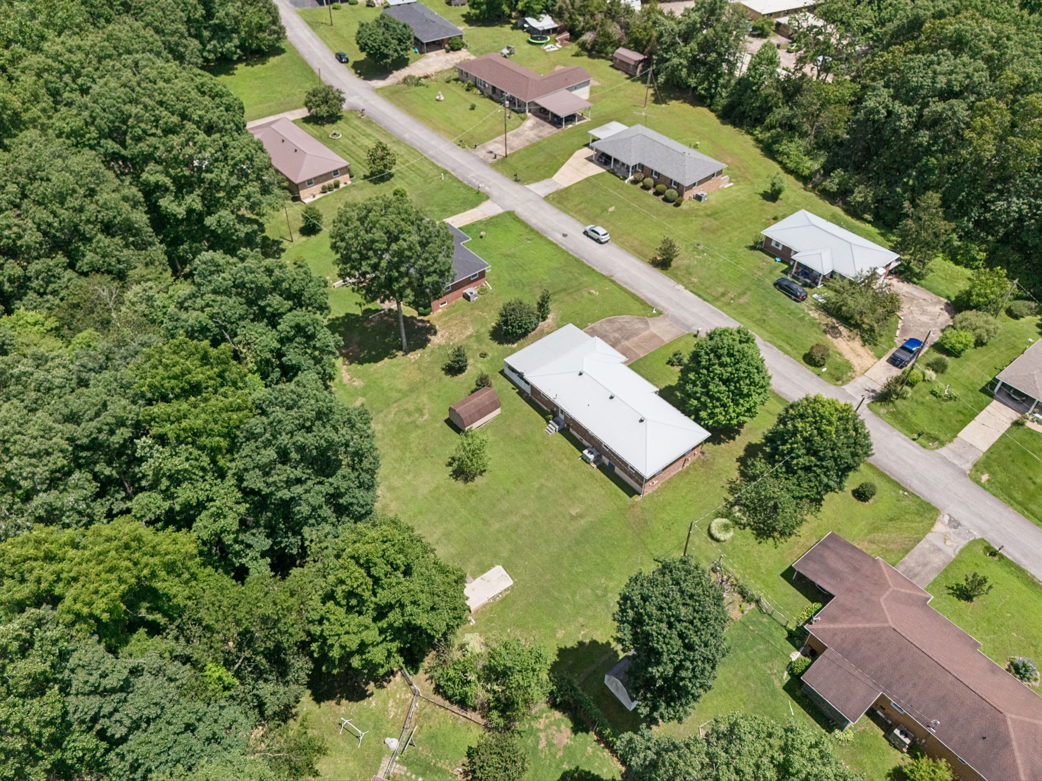 708 Hickory Street Centerville, TN 37033 - Photo 47 of 57 an aerial view of a residential houses with outdoor space