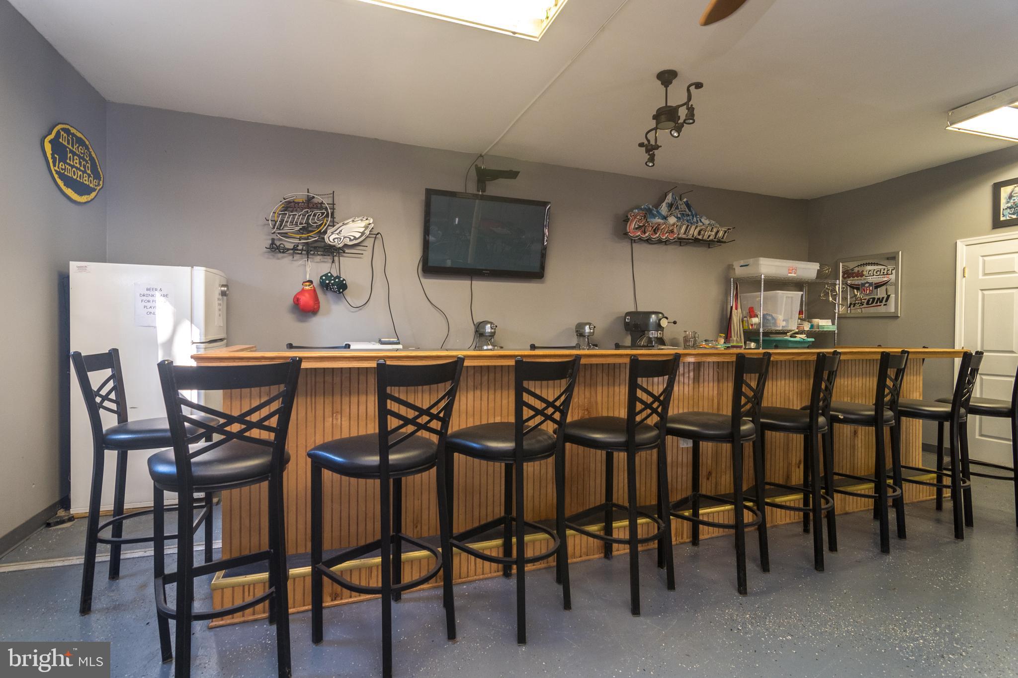 2393 Upper Barness Road Warrington, PA 18976 - Photo 40 of 45 10 person bar in detached garage
