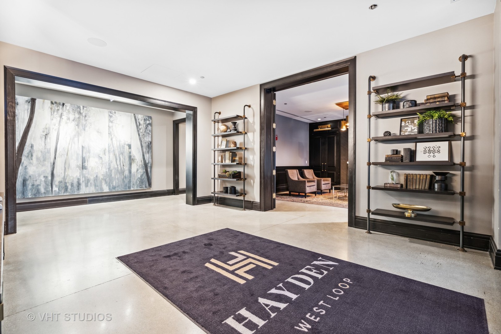 1109 West Washington Boulevard, Unit 4B Chicago, IL 60607 - Photo 3 of 6 a living room with a large bed and a large window