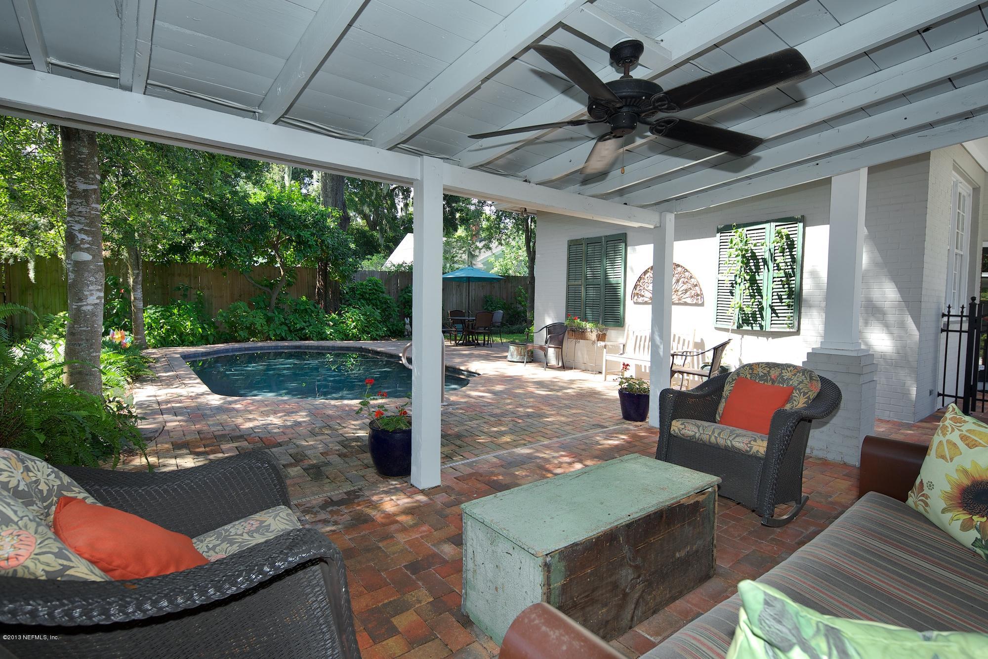 1138 Greenridge Road Jacksonville, FL 32207 - Photo 32 of 36 a view of a patio with couches chairs dining table and chairs