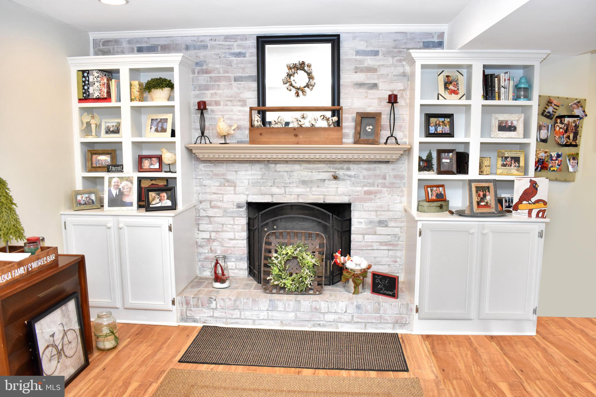 120 Kingbrook Road Linthicum Heights, MD 21090 - Photo 22 of 42 Floor to Ceiling Masonry Wood Burning FP
