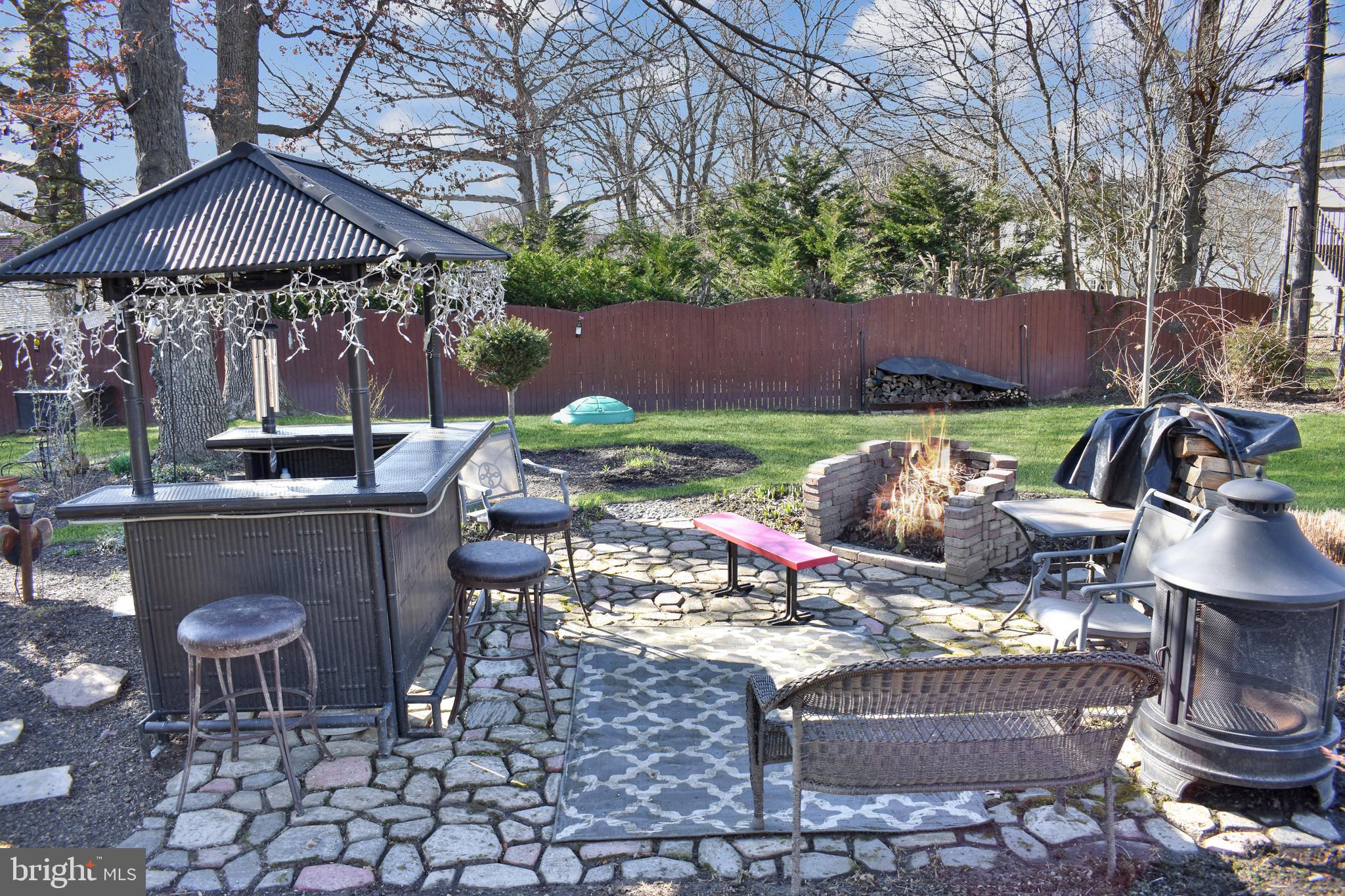 120 Kingbrook Road Linthicum Heights, MD 21090 - Photo 38 of 42 Entertaining Space w/ Tiki Bar & Fire Pit
