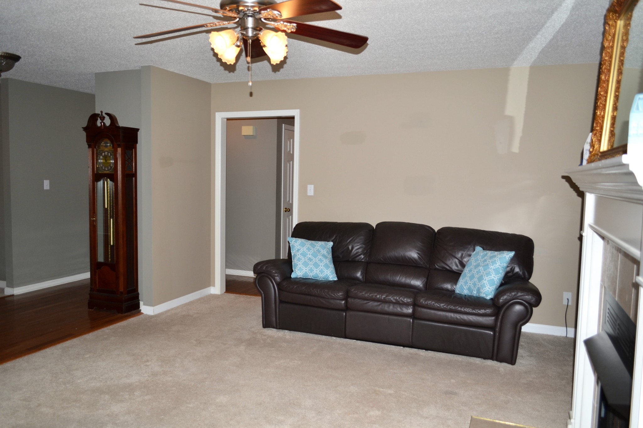 80 Eastridge Road Fayetteville, TN 37334 - Photo 17 of 43 a living room with furniture and a fireplace