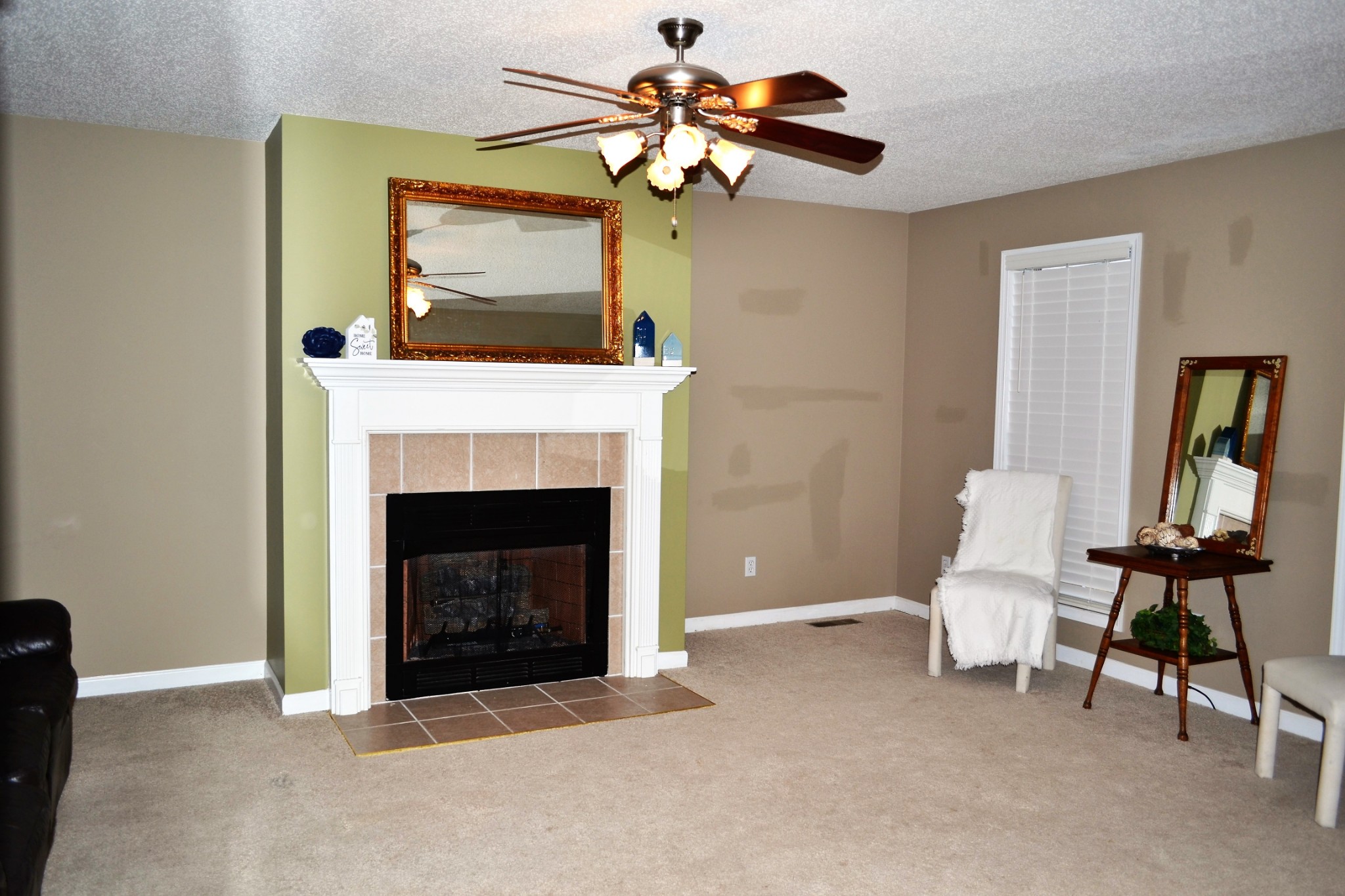80 Eastridge Road Fayetteville, TN 37334 - Photo 20 of 43 a living room with furniture and a fireplace
