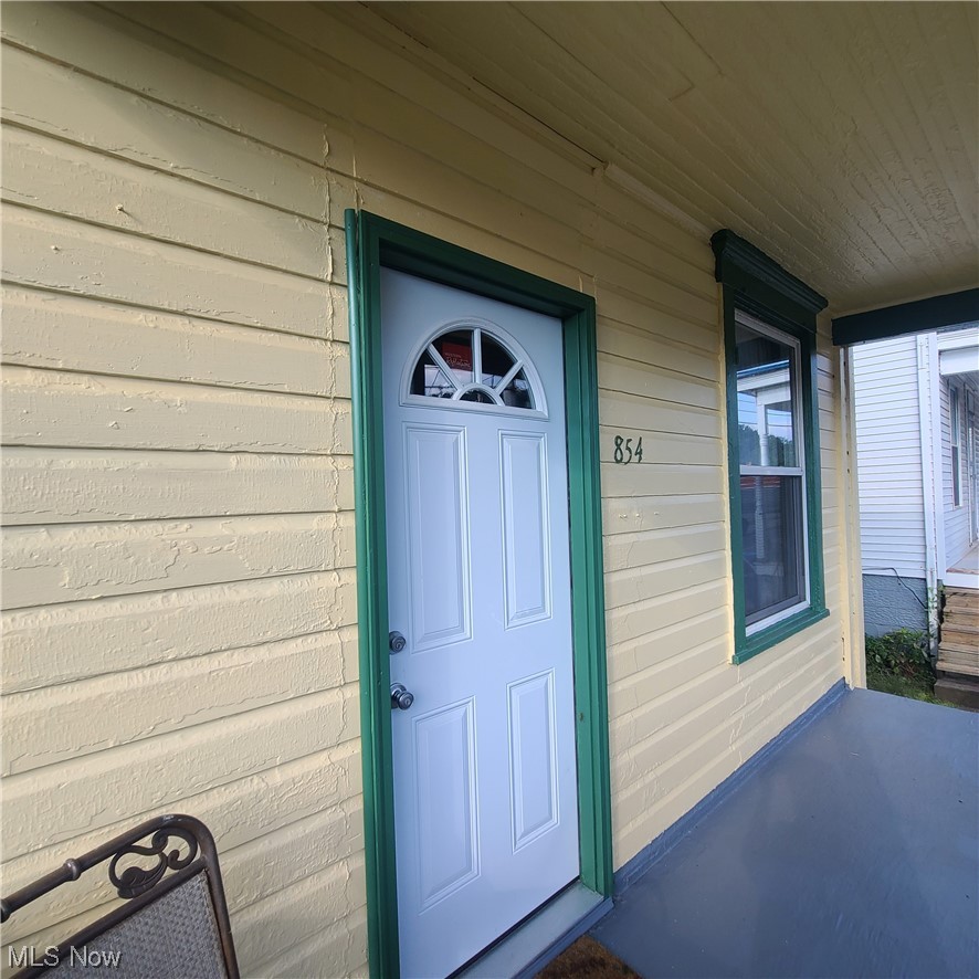 854 National Road Bridgeport, OH 43912 - Photo 4 of 27 Entrance to property with a porch