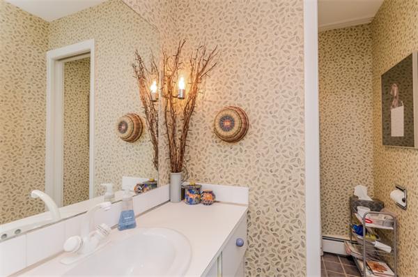 32 Crestwood Road Marblehead, MA 01945 - Photo 14 of 30 a bathroom with a sink and a mirror
