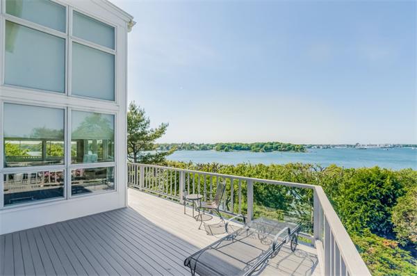 32 Crestwood Road Marblehead, MA 01945 - Photo 29 of 30 a view of a balcony with wooden floor and seating space