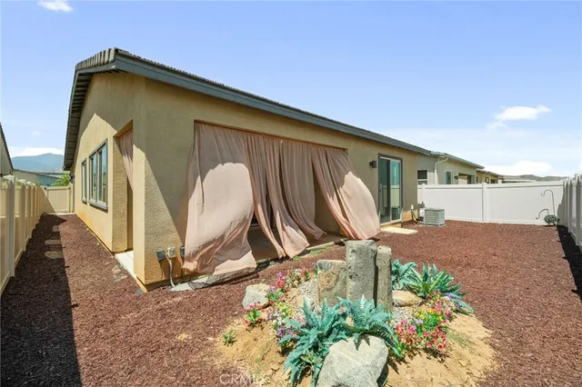 an aerial view of residential building with parking space