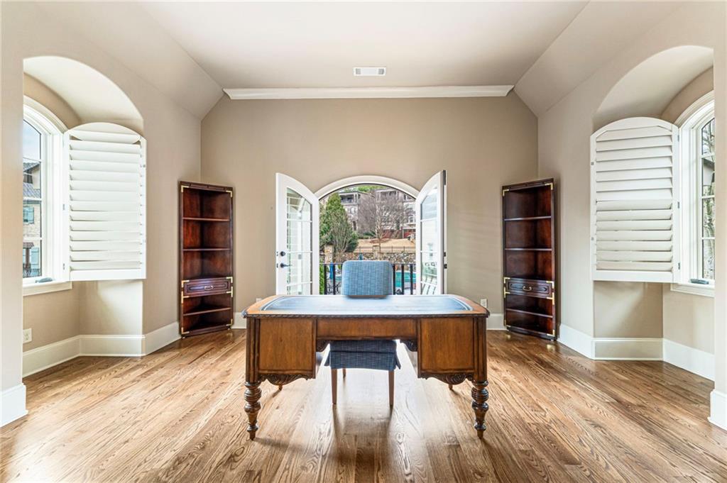 3751 Paces Lookout Circle Southeast Atlanta, GA 30339 - Photo 33 of 39 a view of a livingroom with furniture window and wooden floor