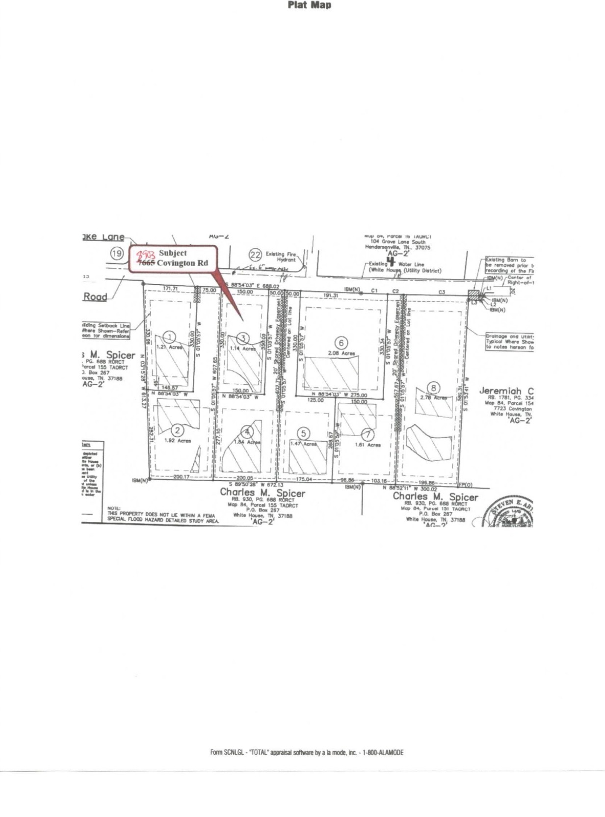 8903 Covington Road White House, TN 37188 - Photo 36 of 36 a picture of a floor plan