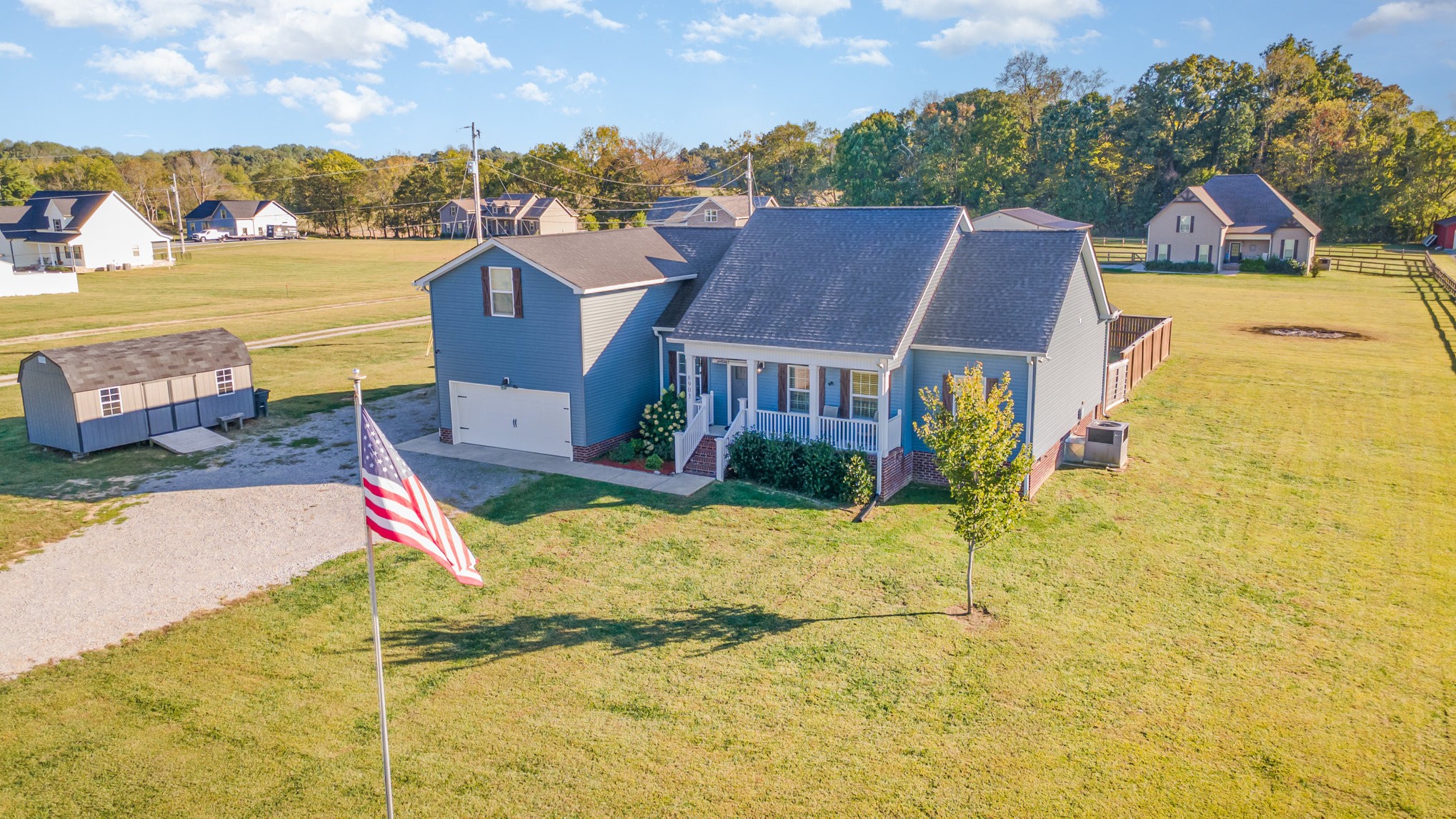 8903 Covington Road White House, TN 37188 - Photo 5 of 36 a view of a house with pool and ocean view