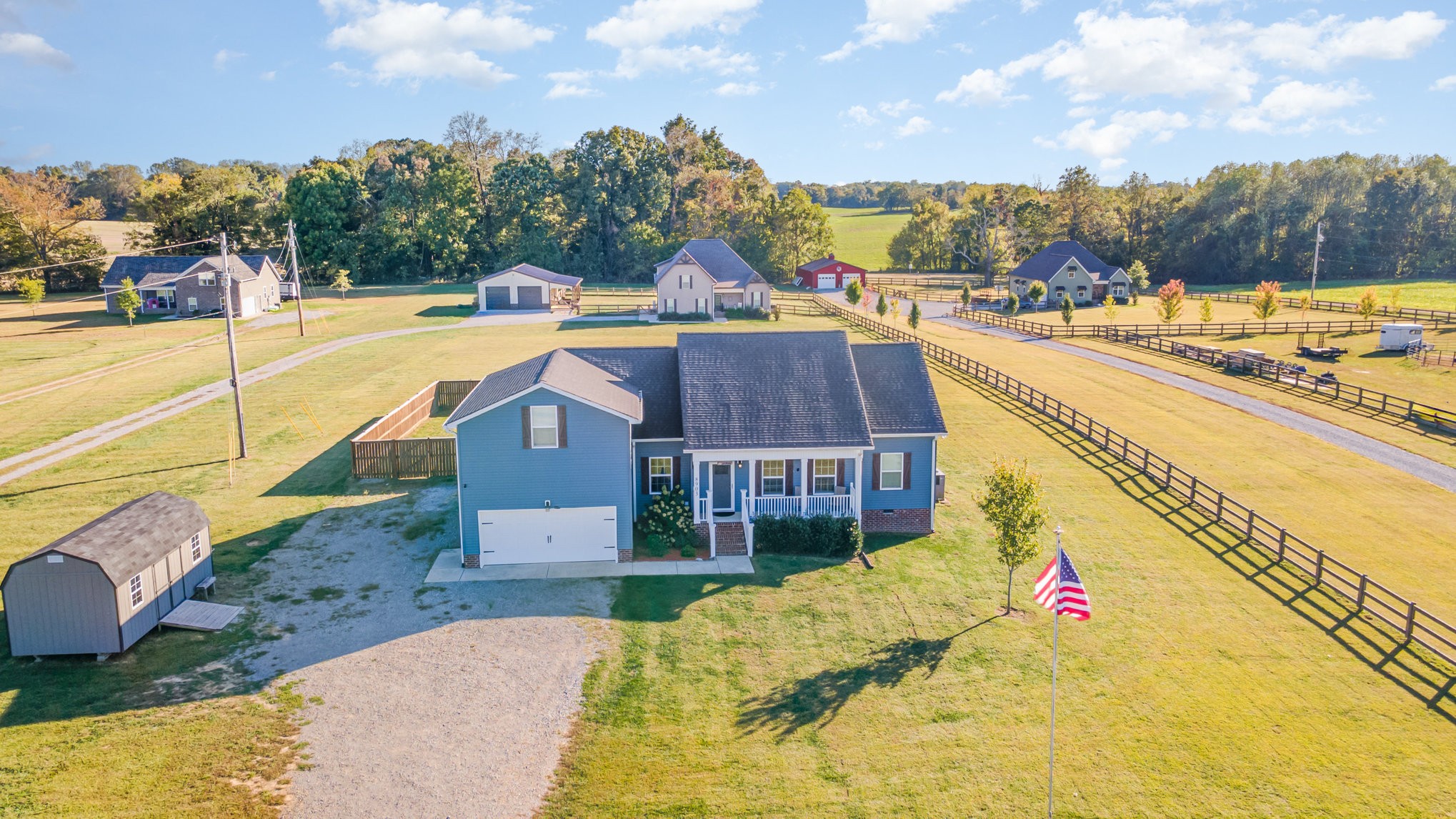 8903 Covington Road White House, TN 37188 - Photo 6 of 36 a view of a house with a yard