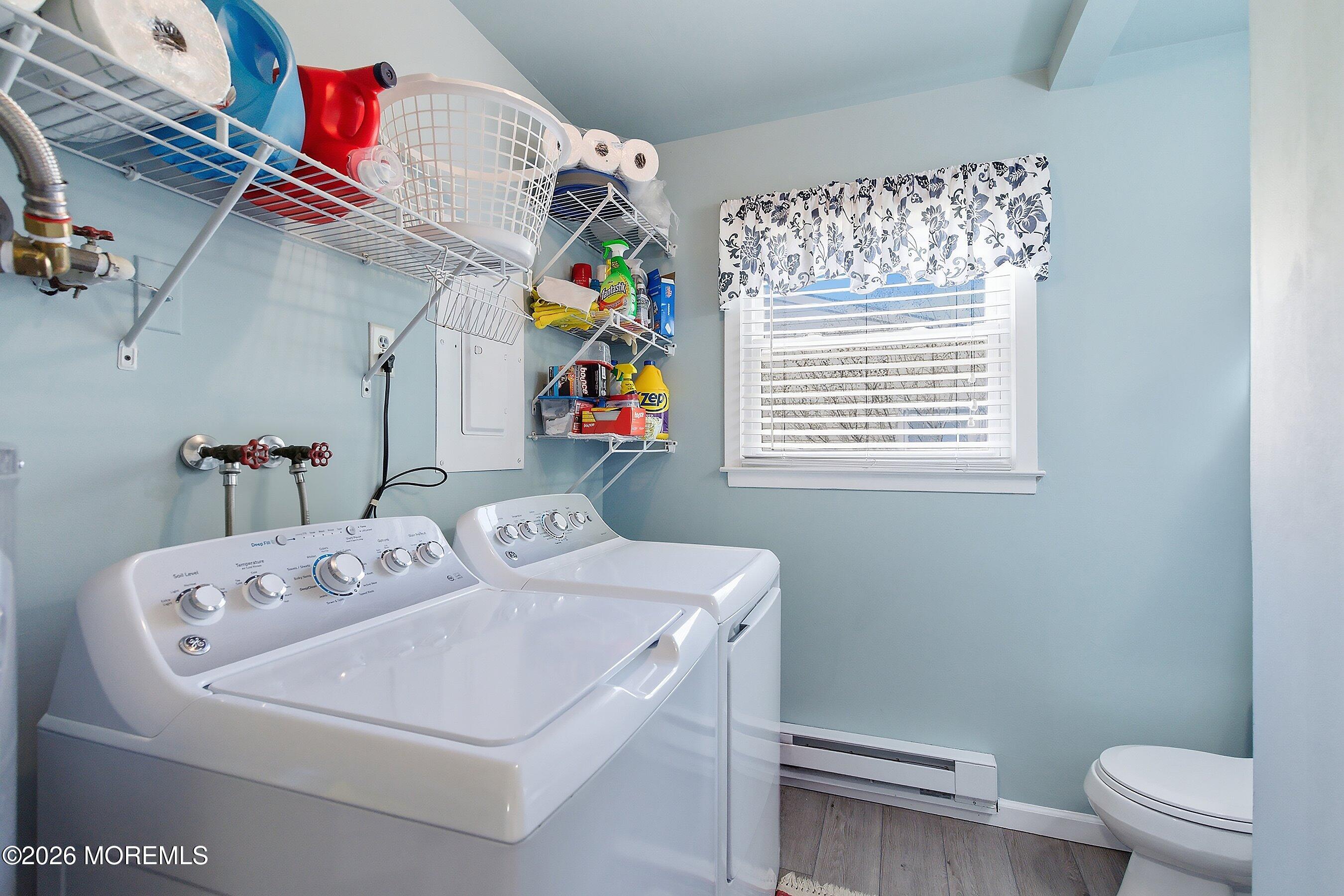 8 Hummingbird Lane Whiting, NJ 08759 - Photo 15 of 41 a utility room with dryer and washer