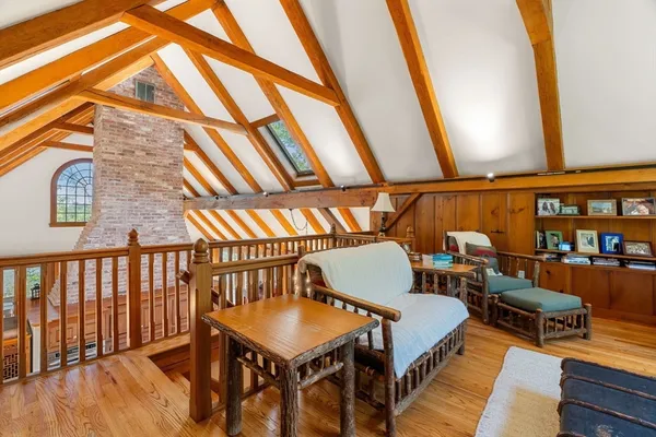 a room with furniture and rug