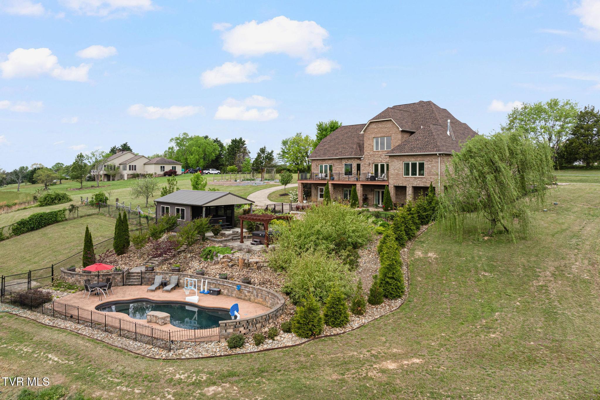 1180 Keller Road Afton, TN 37616 - Photo 2 of 62 Back view of home