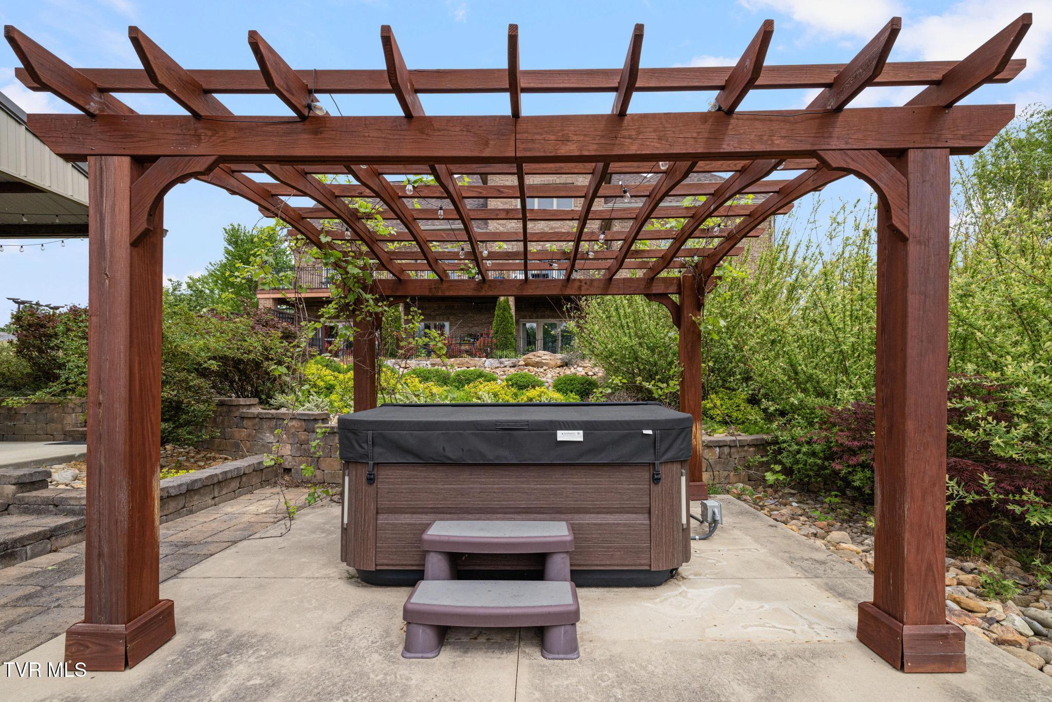 1180 Keller Road Afton, TN 37616 - Photo 50 of 62 Back yard with hot tub and pool