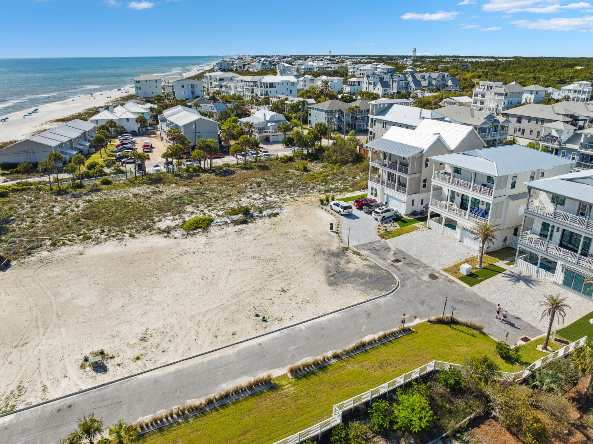 1-2 3 Jan Ln Inlet Beach Inlet Beach, FL 32461 - Photo 31 of 70 an aerial view of residential houses with outdoor space