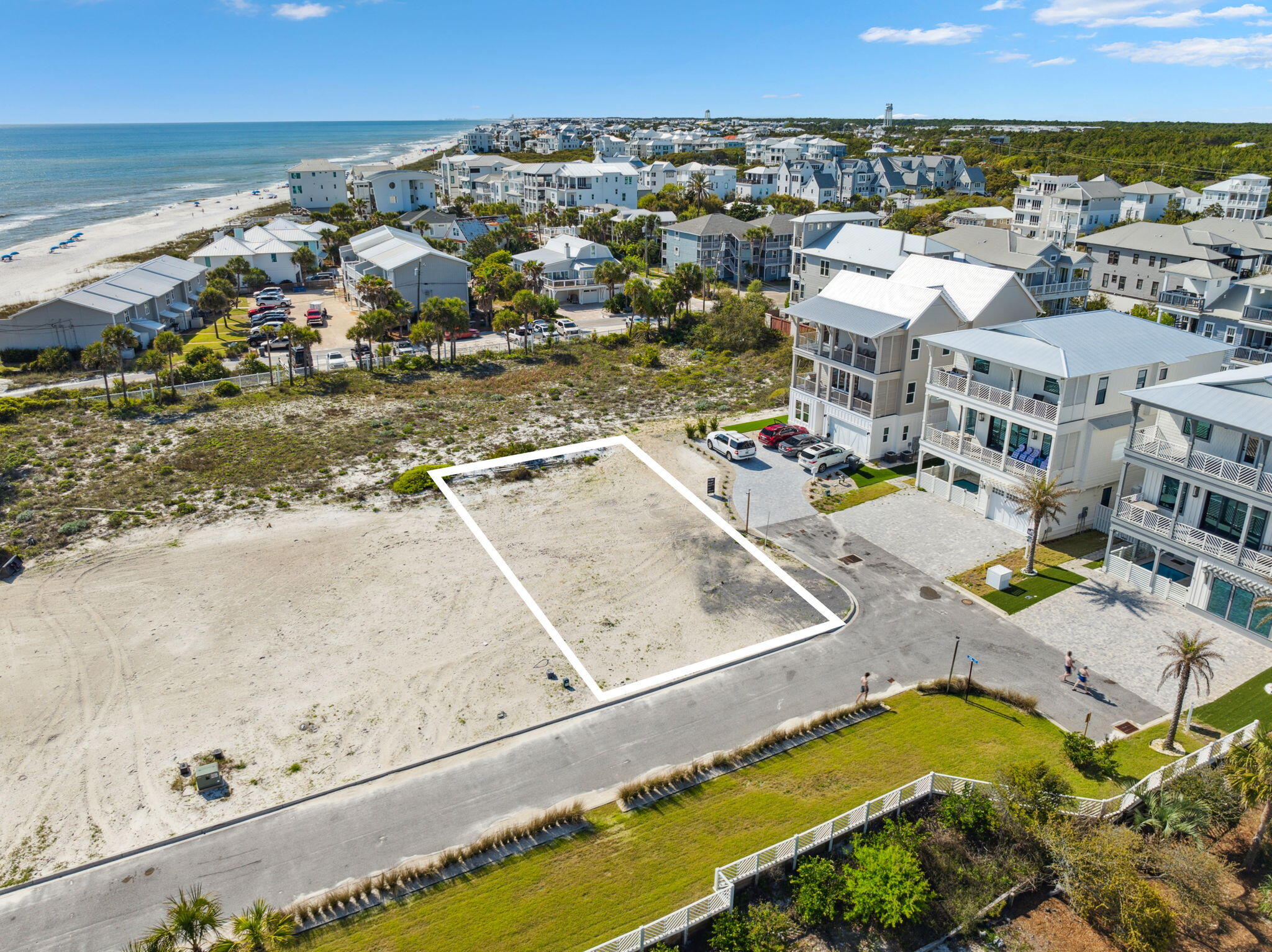 1-2 3 Jan Ln Inlet Beach Inlet Beach, FL 32461 - Photo 32 of 70 an aerial view of residential houses with outdoor space